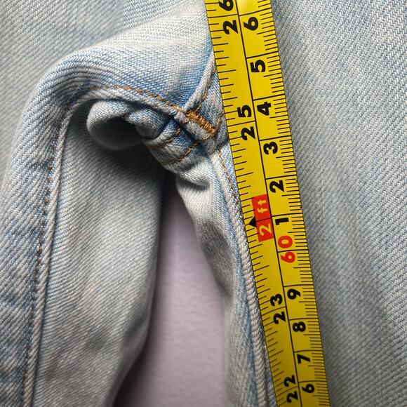 Madewell Women's size 27 Petite Short The Perfect Vintage Jeans Light Wash - Picture 10 of 11
